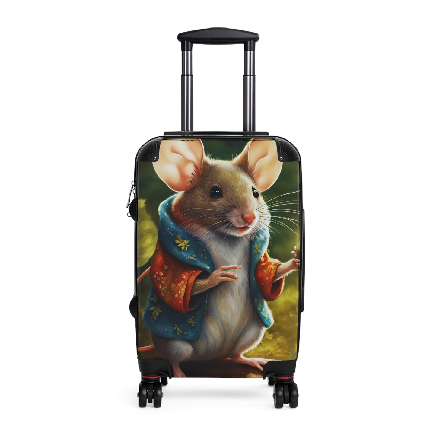 Angus the Mouse Whimsical Mouse Design Suitcase - Perfect for Travel and Adventure Lovers