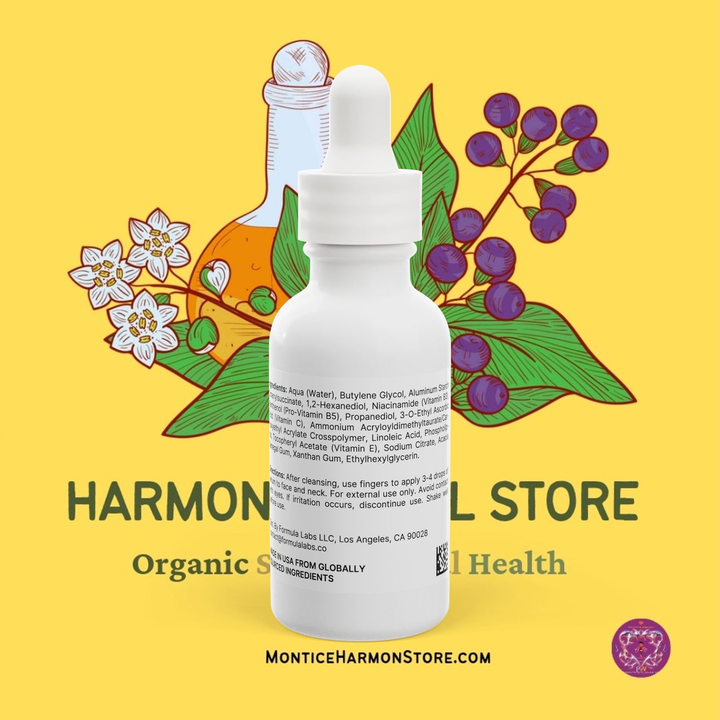 Harmon Herbal Vitamin Boost Serum, 1oz